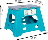 Splendole Keukentrap Opstapkruk 27 cm – Opklapbaar Mint Blauw