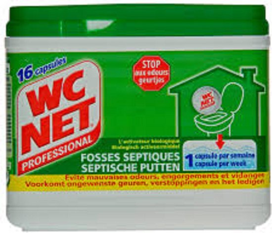 WC NET Professional Activator Septic Tank - 16 Capsules