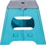 Splendole Keukentrap Opstapkruk 27 cm – Opklapbaar Mint Blauw