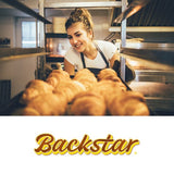 Backstar Baking paper - Round Baking Paper - 32 cm - Fits The Pizza Maker - 3x24 pieces - FSC BIO