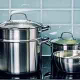 Cookware Set 7-Piece – SS Pots & Pans Set for All Hobs