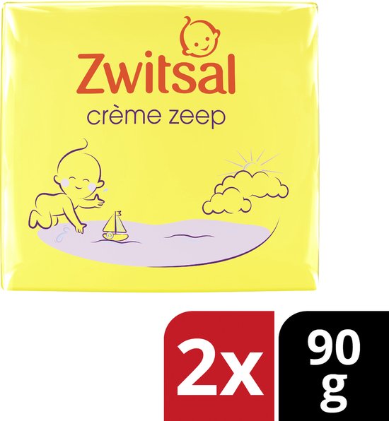 Savon à crème Zwitsal - 2 x 90g - bébé