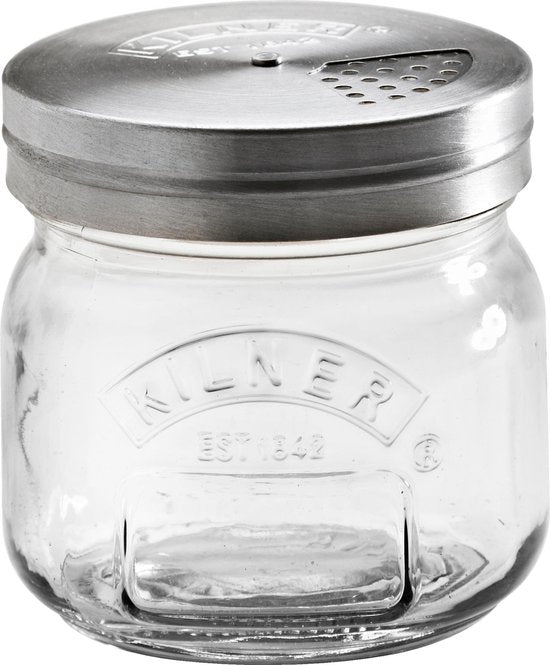 Kilner Glass Jar With Sprinkling Lid 250ml