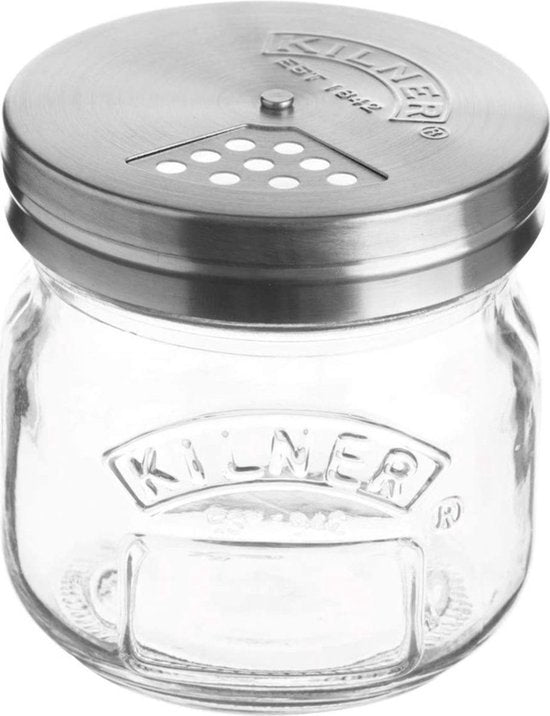 Kilner Glass Jar With Sprinkling Lid 250ml