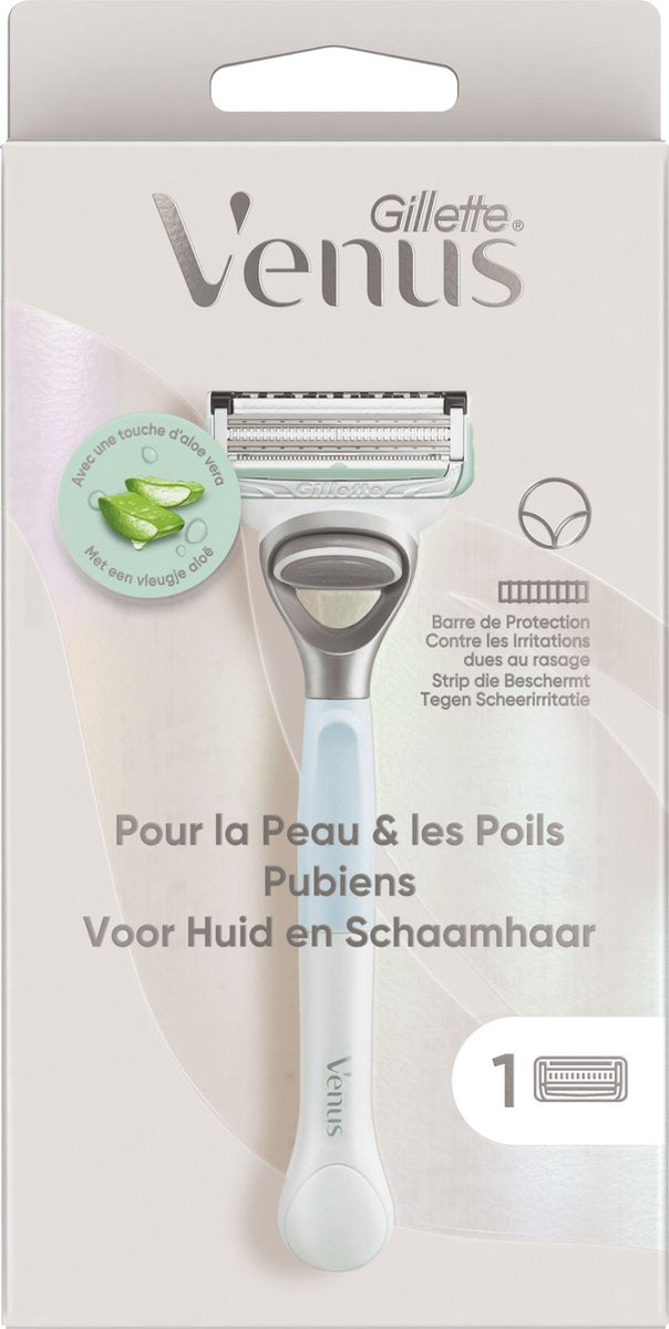 Gillette Venus - Voor huid en schaamhaar - scheersysteem - 1 scheermesje