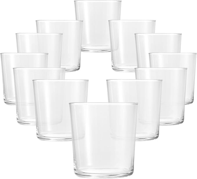 Bormioli Rocco Bodega Collection Glassware – Set Of 12 Medium 12 Ounce Drinking Glasses