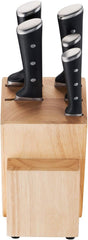 Tefal Ice Force 5-Knife Wooden Block Set – Front View
