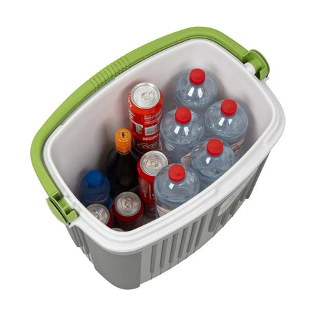 EDA Iceberg Cooler Box – Grey Insulated Cooler with Locking Handle