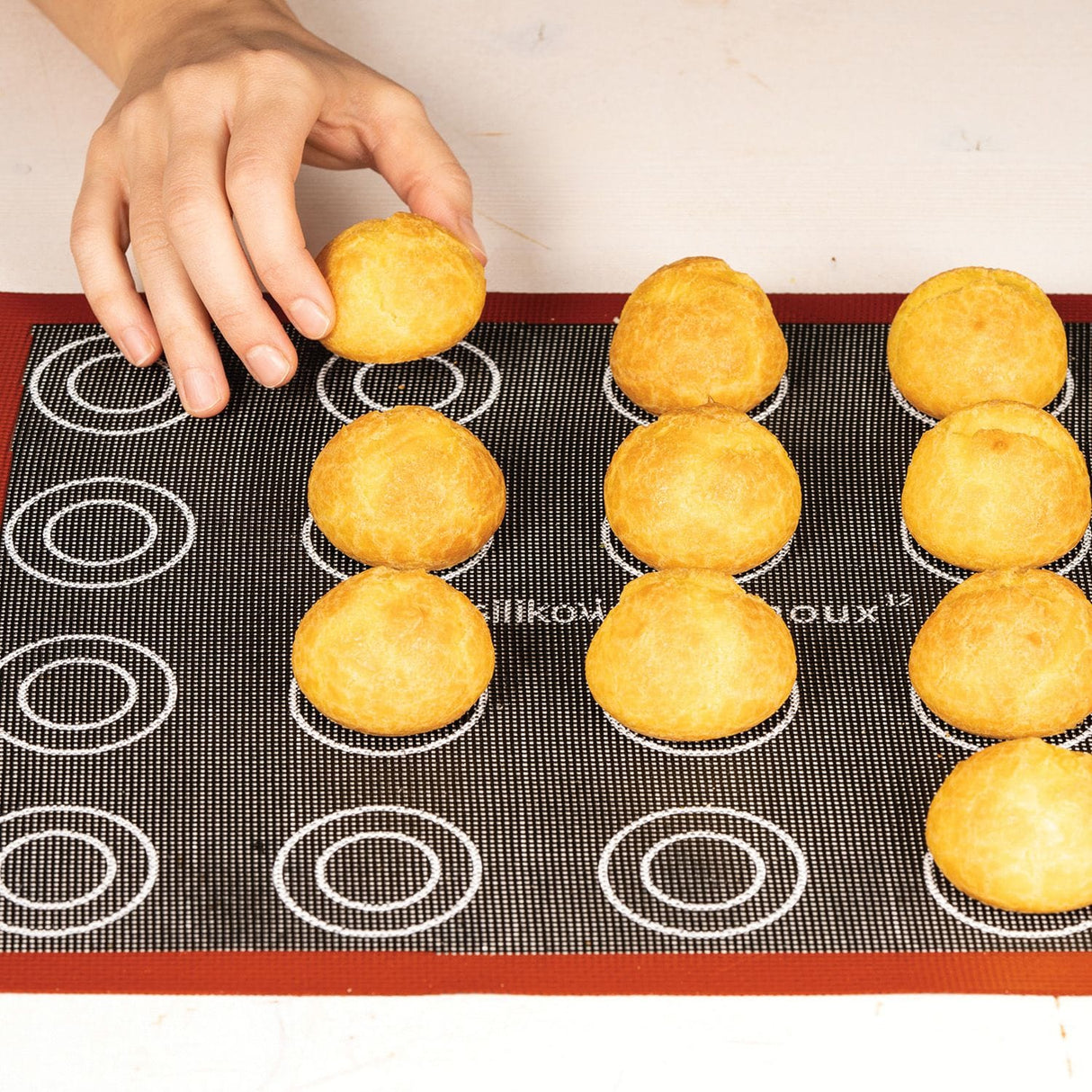 Silikomart Air Mat Eclair & Choux - Silicone Mat 300x400 mm