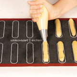 Silikomart Air Mat Eclair & Choux - Silicone Mat 300x400 mm