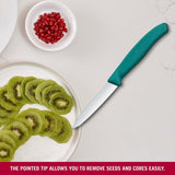 Victorinox Zwitsers klassiek schilmes 8 cm - Roestvrij staal - Groen 