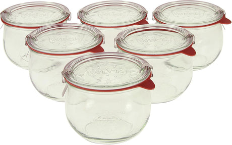 Weck 744 1/2L Tulip Jar Set of Six - 16.9 Ounce