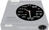 Horloge de mathématiques de décodage - horloge murale unique - chaque heure marquée par un simple calcul