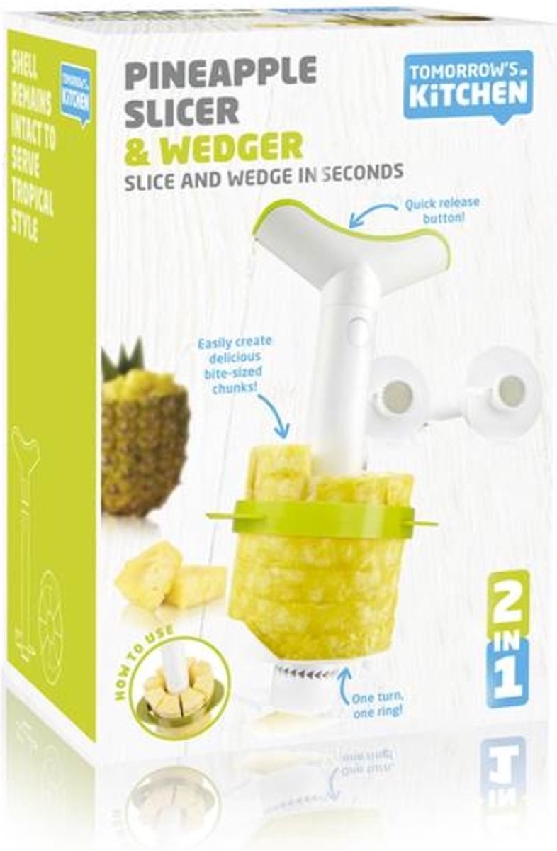 Slicer de cuisine de la cuisine de demain avec Wedger, 2in1