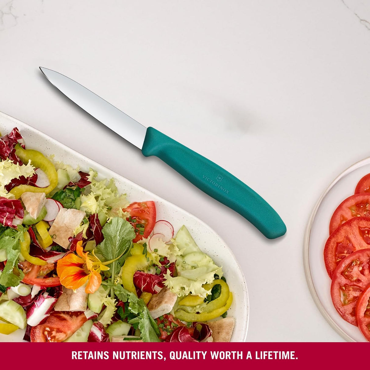 Victorinox Zwitsers klassiek schilmes 8 cm - Roestvrij staal - Groen 