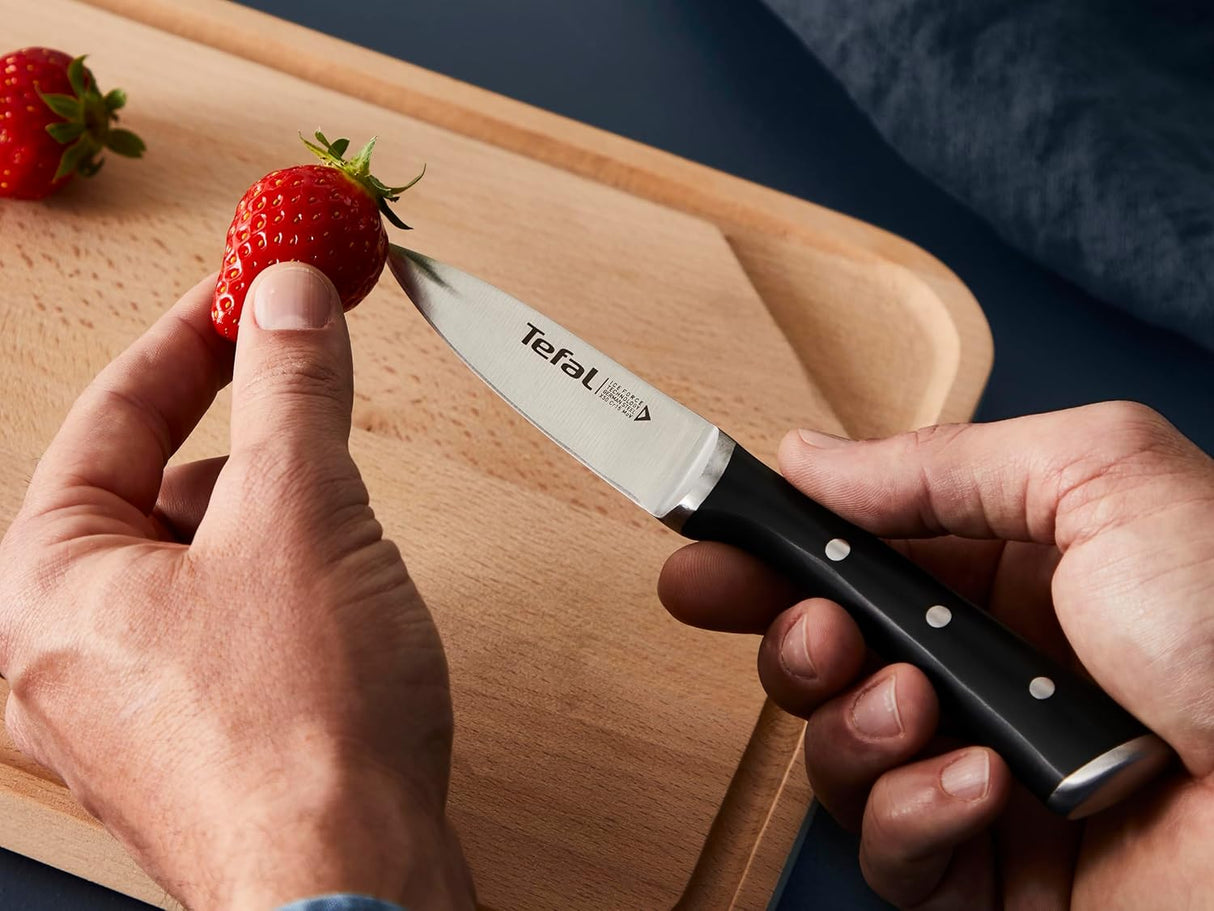 Tefal Ice Force 5-Knife Wooden Block Set