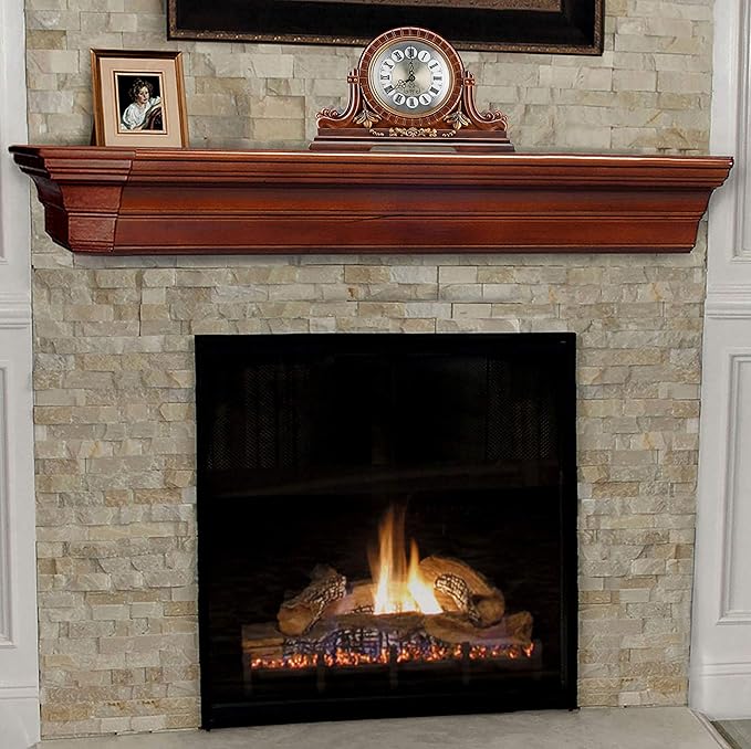 Decodyne antique style silent analogue clock brown