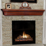 Decodyne antique style silent analogue clock brown