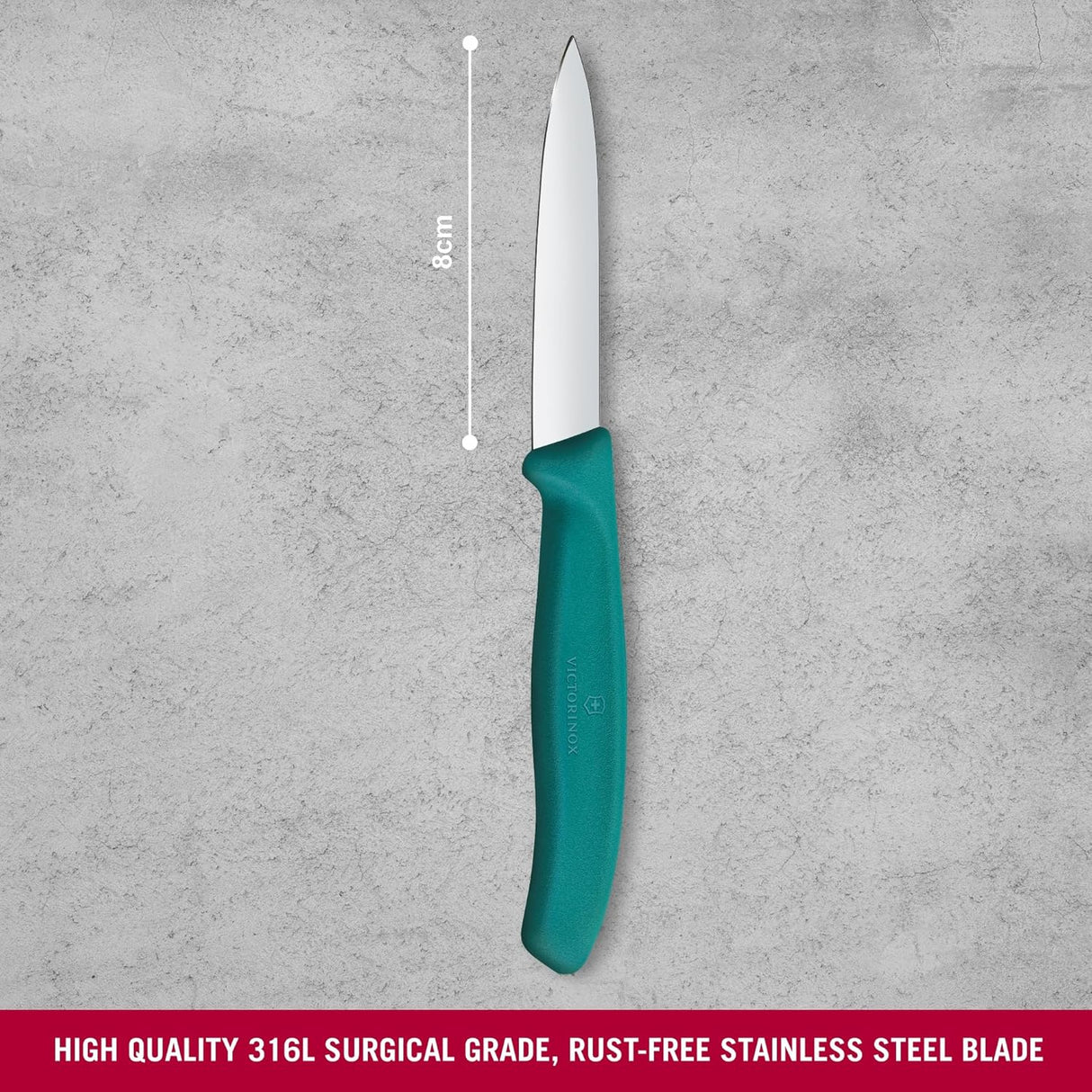 Victorinox Zwitsers klassiek schilmes 8 cm - Roestvrij staal - Groen 