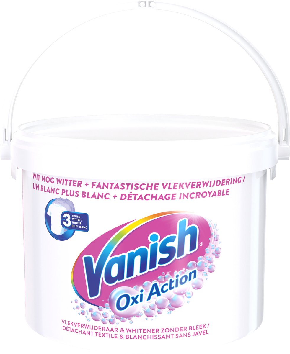 Vanish OXI Action Powder - Retroal pour la blanchisserie blanche - 2,7 kg