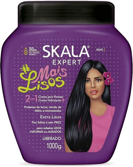 Frizz-free and shiny hair with Skala Mais Lisos conditioner