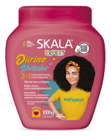 Skala Expert hair care product with a woman's face on the label