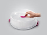 Metaltex Adjustable Cake Container, Polypropylene, Height from 8 and 15 cm