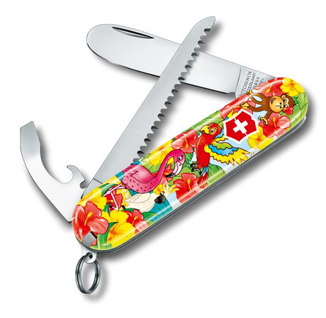 Victorinox Mijn eerste Victorinox Dierreditie, 84 mm, papegaai