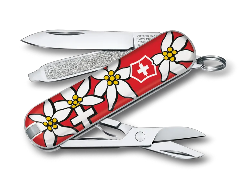 Victorinox Classic SD, 58 mm, Edelweiss