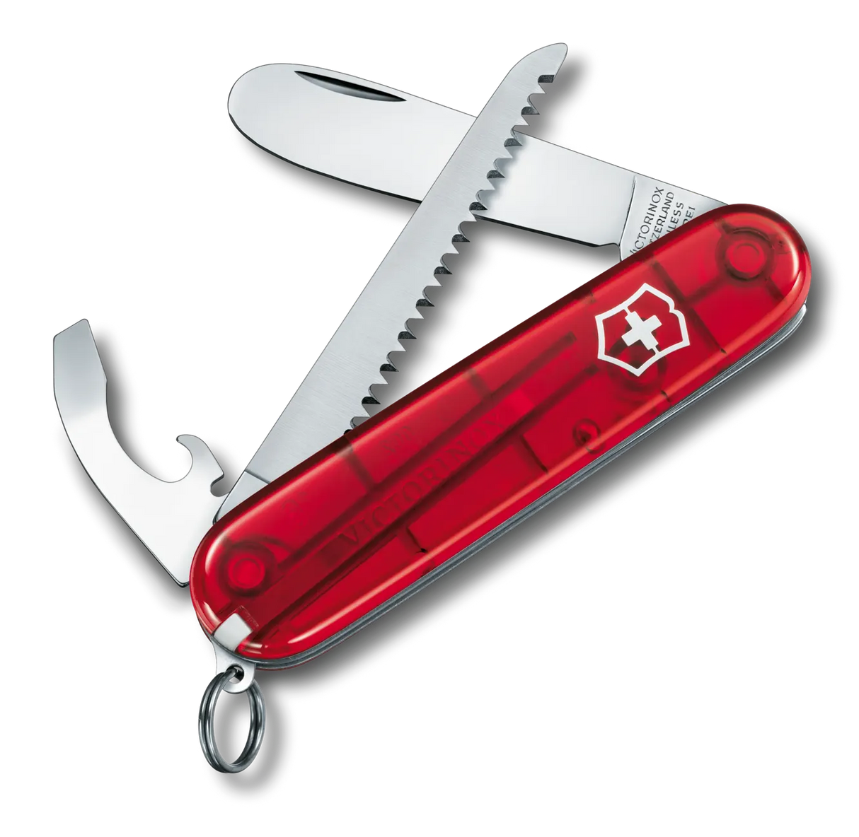 Victorinox Mijn eerste Victorinox, 84 mm, rood transparant