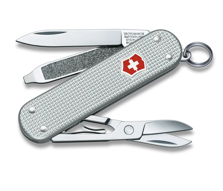 Victorinox Classic Sd Alox, 58 mm, Silver