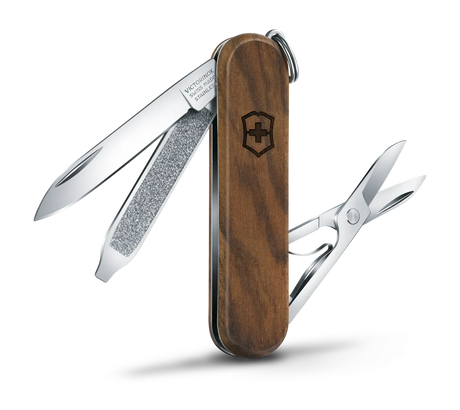 Victorinox Classic SD Wood, 58 mm, braun