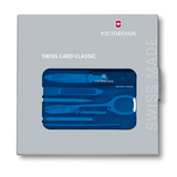 Victorinox Swiss Card Classic, Blue Transparent