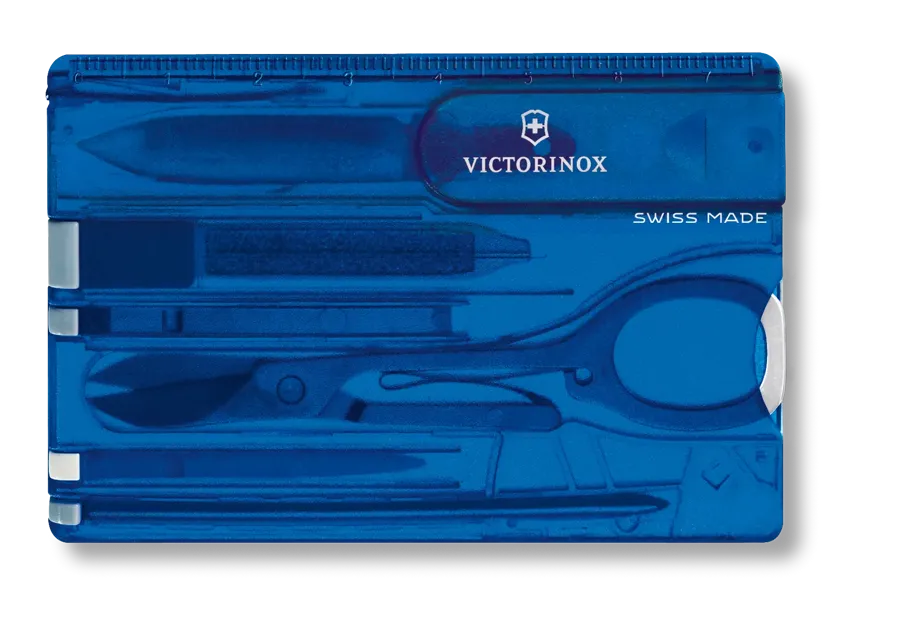 Victorinox Swiss Card Classic, Blue Transparent