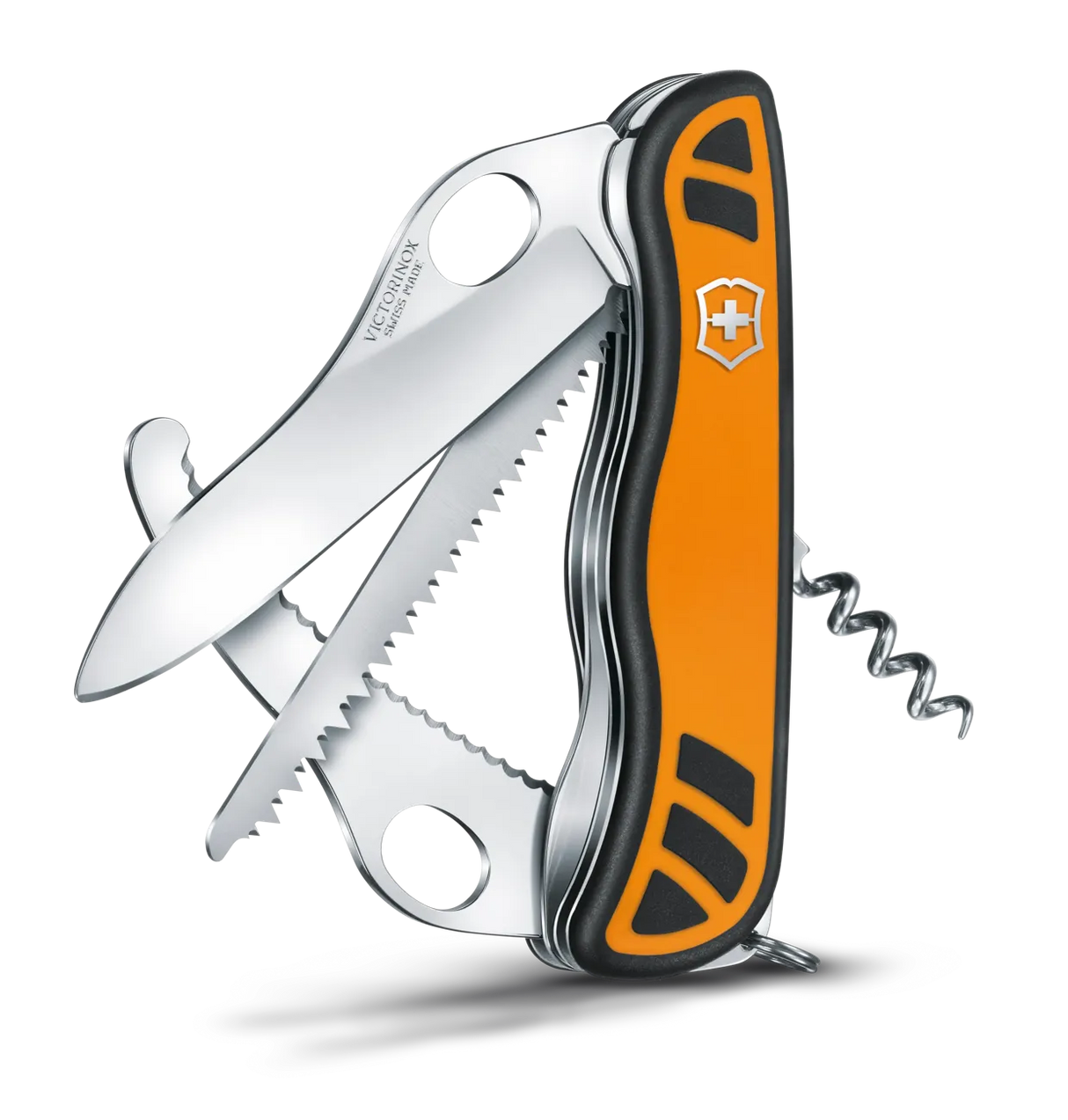 GRIP VICTORINOX HUNTER XTM, 111 mm, orange / noir