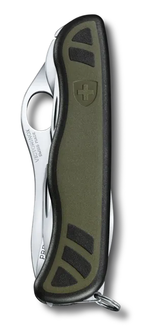 VICTORINOX SWISS Soldier's Knife 08, 111 mm, vert / noir