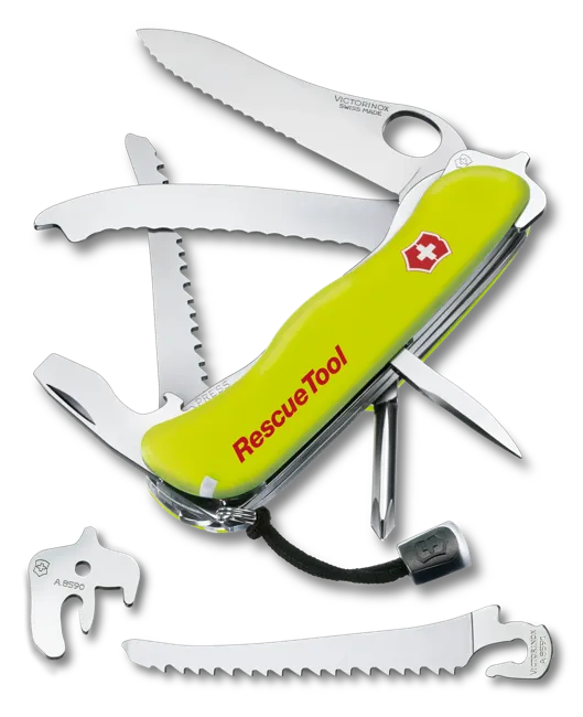 Victorinox Rescue Tool MW, 111 mm, Luminescent jaune