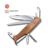 Victorinox Ranger 55 bois, 130 mm, marron