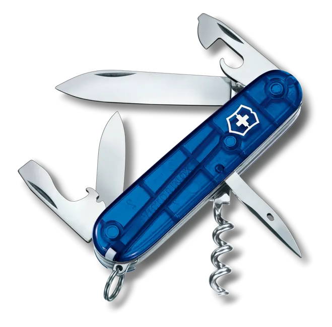 Victorinox Spartan, 91 mm, Blue Transparent