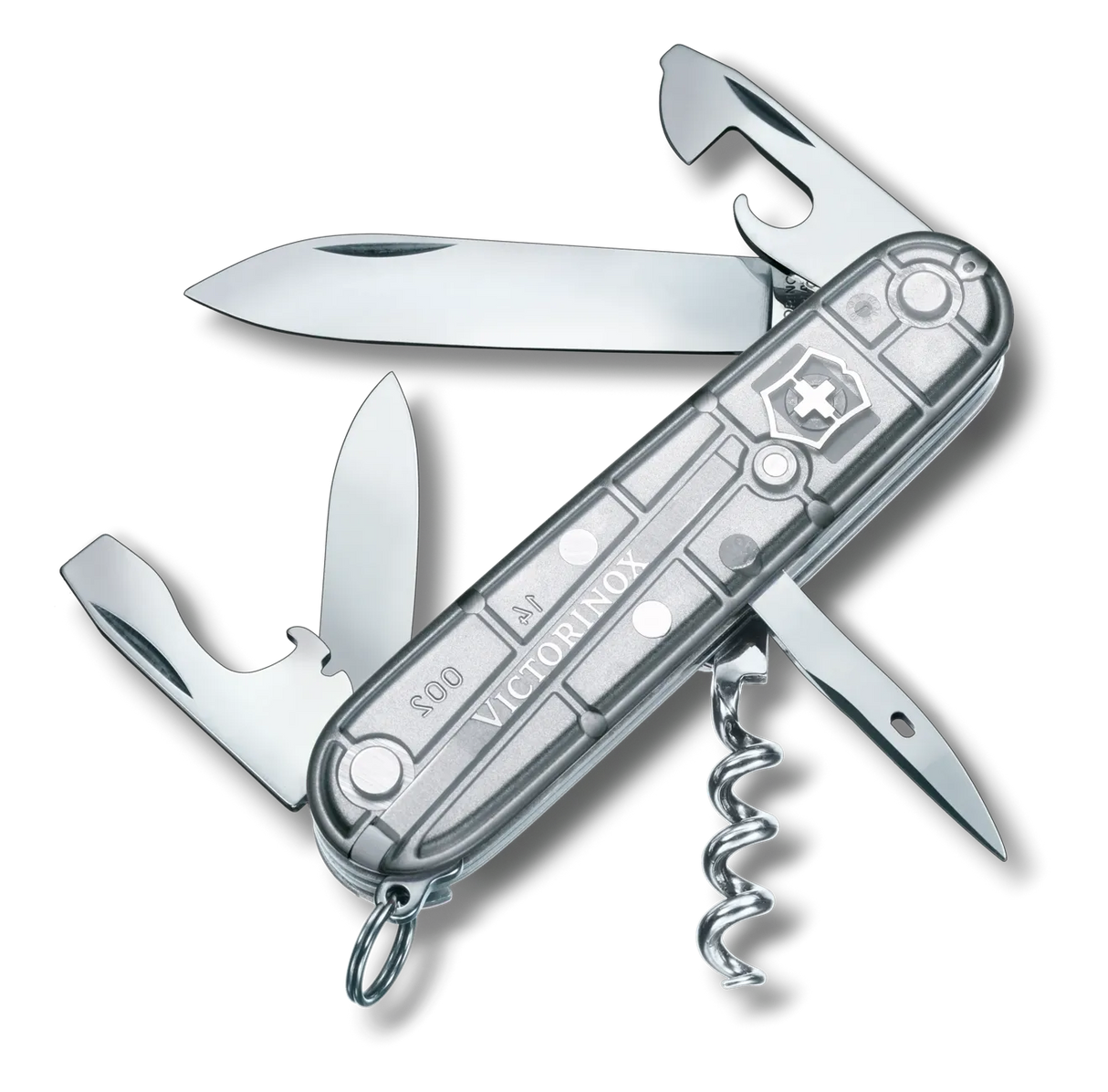 Victorinox Spartan, 91 mm, Silver Transparent