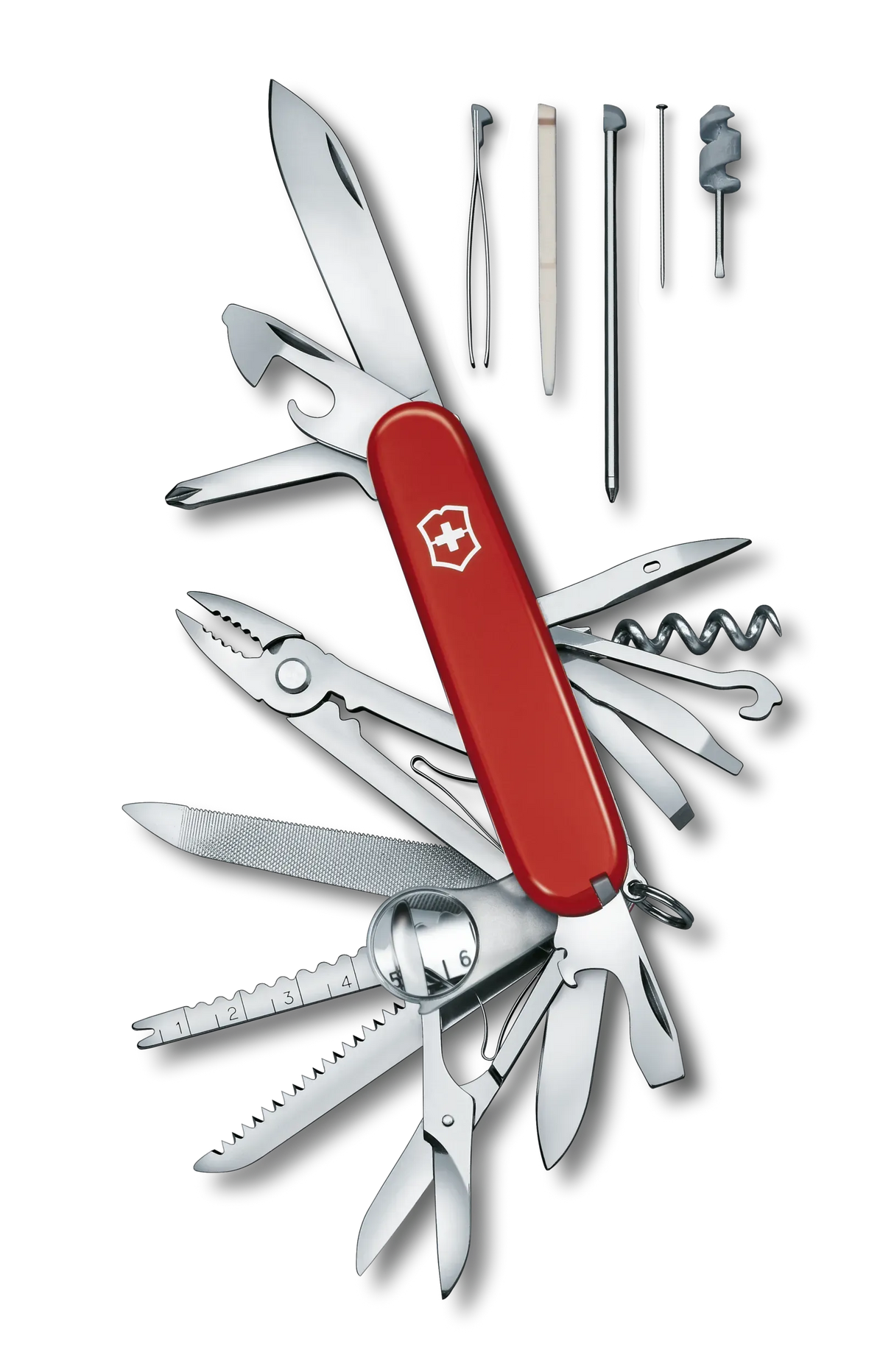 Victorinox Zwitserse kampioen, 91 mm, rood