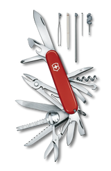 Victorinox Zwitserse kampioen, 91 mm, rood