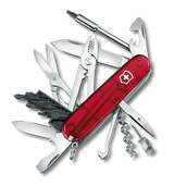 Victorinox Cyber ​​Tool M, 91 mm, rot transparent