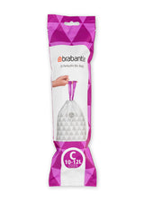 Brabantia Perfectfit Bags, Code C, 10-12 Litre, 20 Bags Per Roll - White