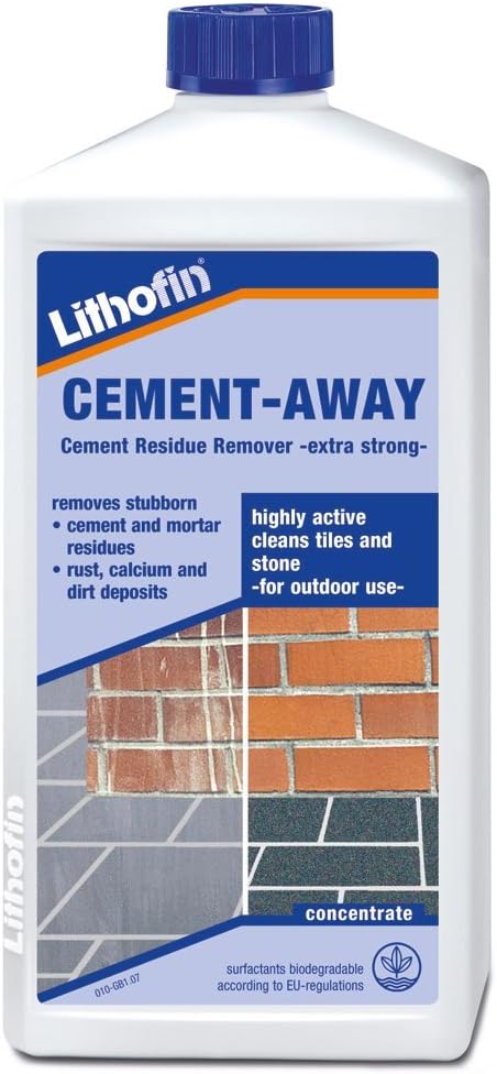 Lithofin KF Cement Residue Remover for removing cement haze from tiles