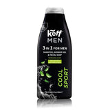 Keff Men 3 in 1 Cool Sport Shampoo & Body Wash & Face Wash 500ml