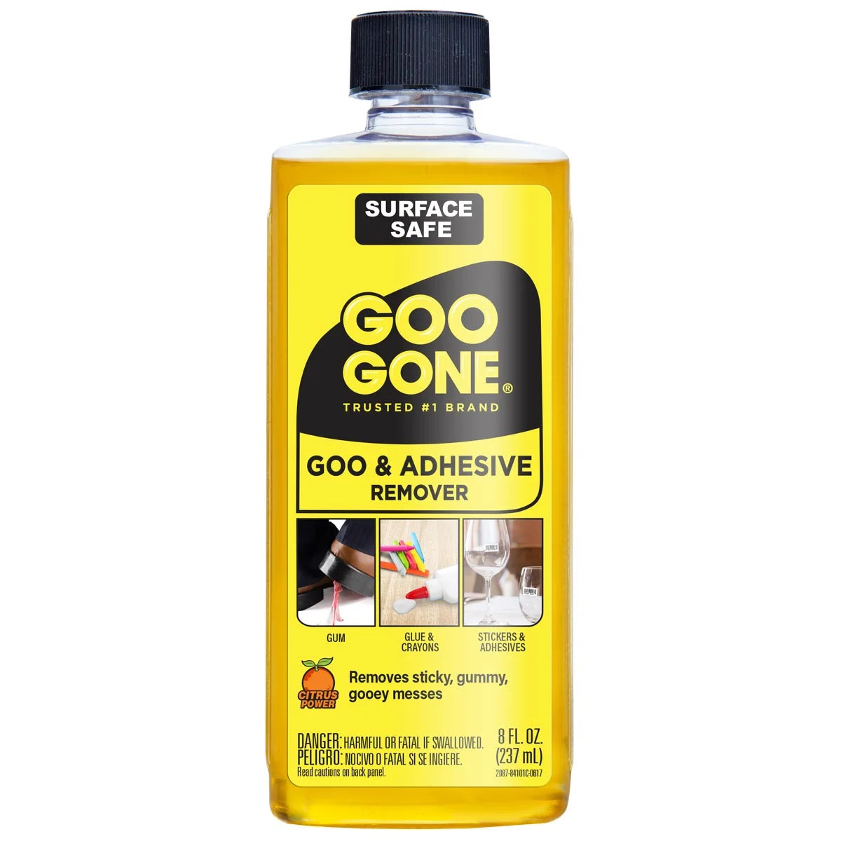 Goo Gone Removes Stickers, Grease, Gum, Tar, Crayon & Tape 237 ml