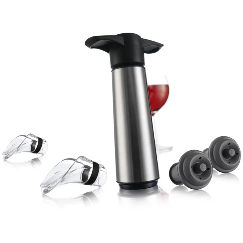 Vacuvin Wine Saver Vacuum Pump, Stainless Steel