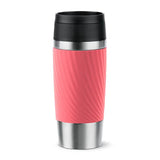 Emsa Travel Mug 0,36L – Isolierter Edelstahlbecher – Twist 