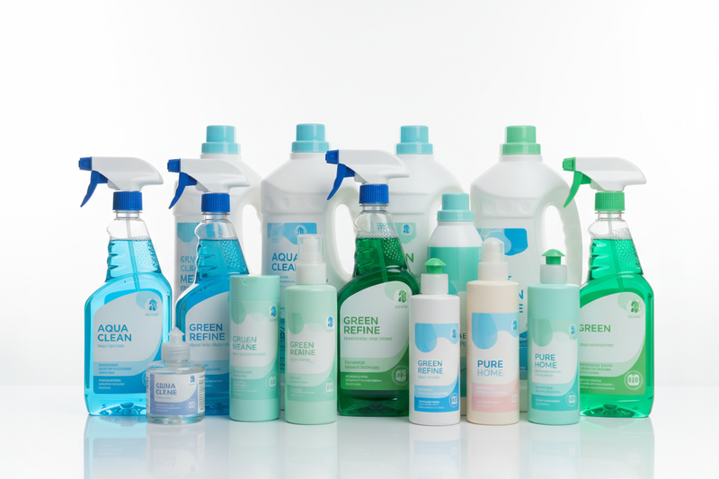 only cleaning products  no sponges just the products